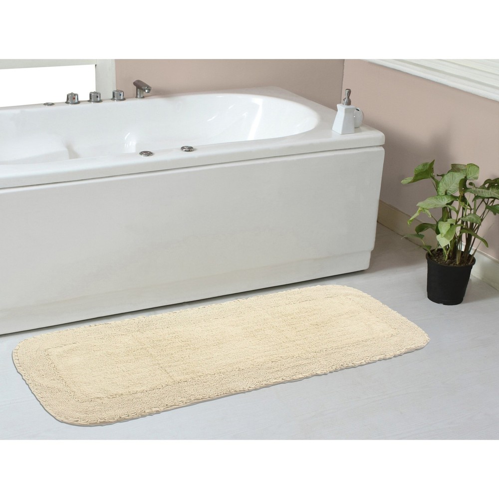 Radiant Collection Bathroom Rug, Cotton Soft, Water
