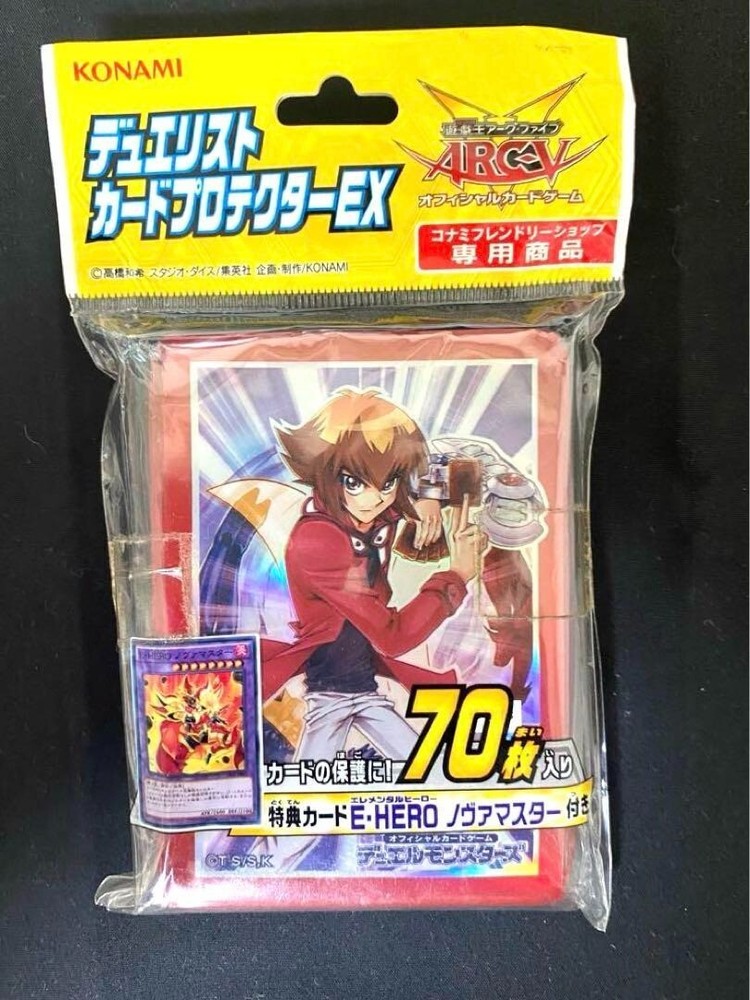 Yugioh ARC-V Jaden Yuki 70 Official Card Sleeves Duelist Protector 2014 JP