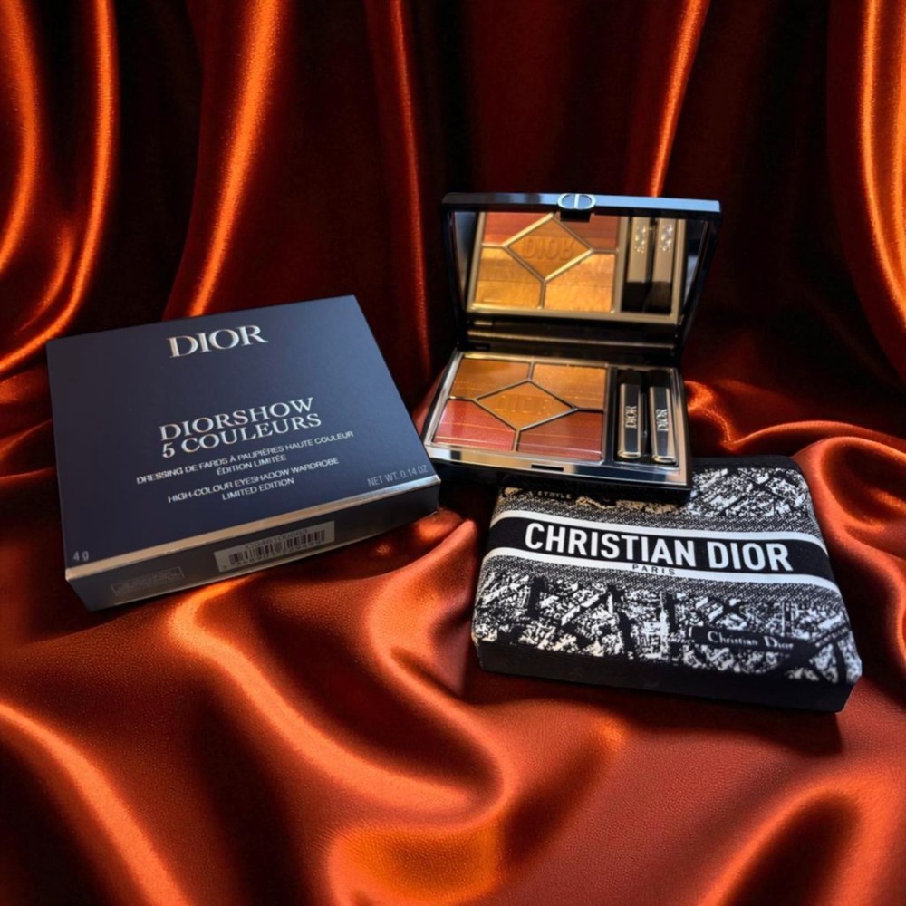 Dior Diorshow 5 Couleurs Eyeshadow Palette Beige Pink Brown with Pouch