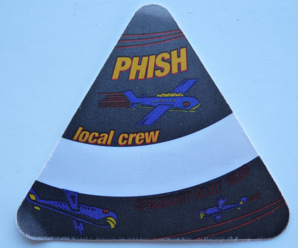 Phish 1996 Summer Tour Local Crew Backstage Concert Pass