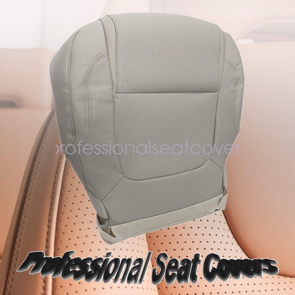 2011-2015 For Ford Explorer Limited Driver Bottom Leather Seat Cover Light Gray