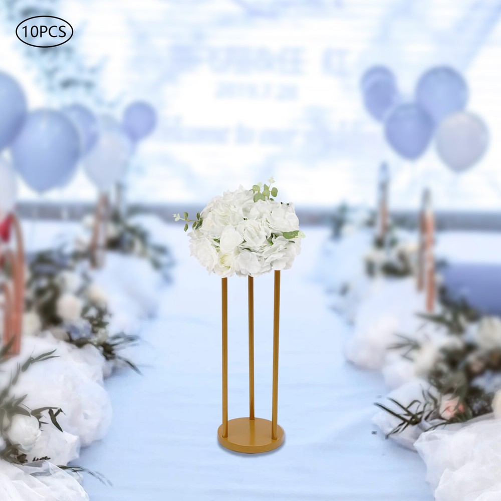 NEW 10X Artificial Flower Ball 12 Heads Wedding Flower Balls for Centerpieces