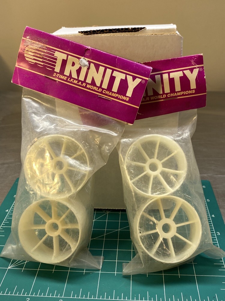 Vintage Trinity Front Rims RC Wheels Lot Of 2 Packs NOS