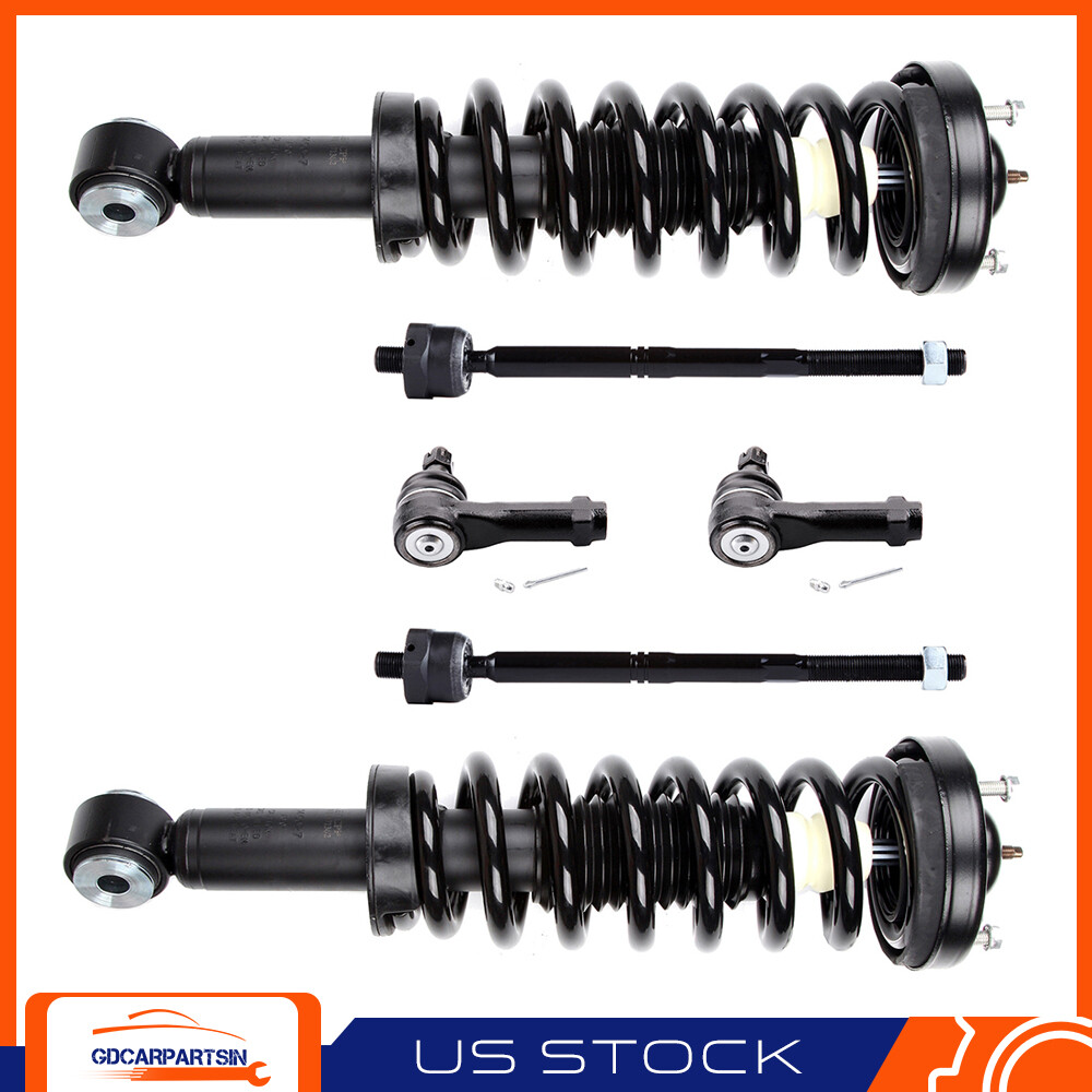 2004-2005 Ford F-150 2WD 6-Piece Front Strut Kit with Coil Springs & Tie Rod Ends