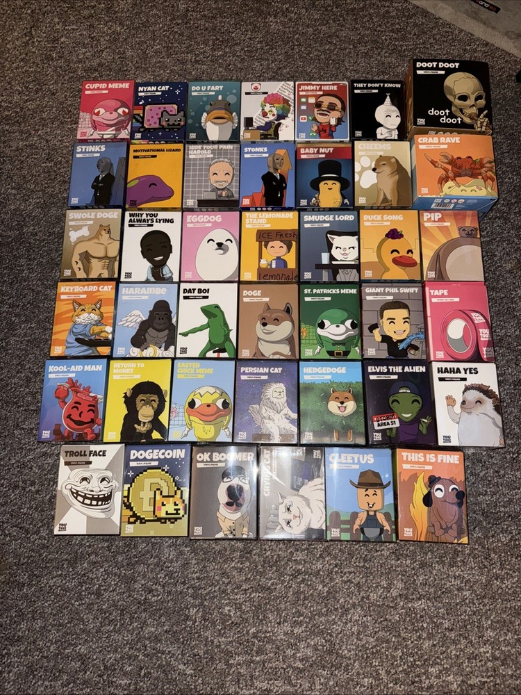 Youtooz Meme Collection Vinyl Figure Lot (BRAND NEW)