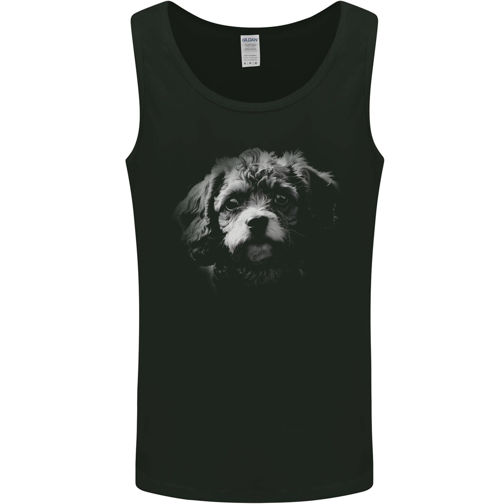 Cavapoo Dog Mens Vest Tank Top