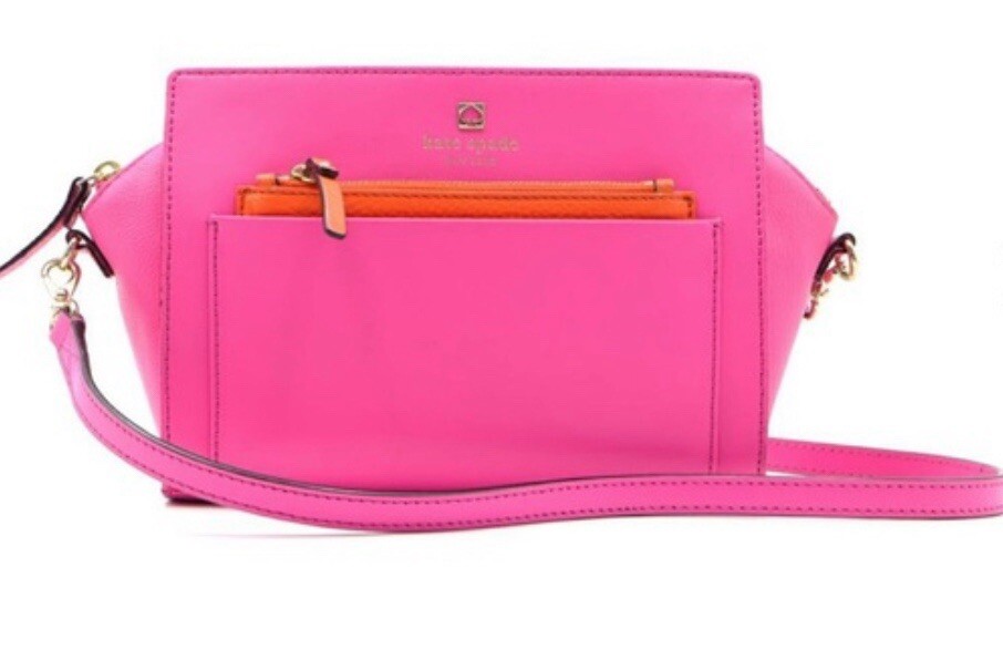 Kate Spade Adelia Pink Orange Crossbody Bag Hadley Street