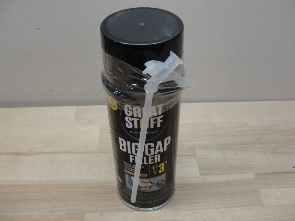 NEW GREAT STUFF BIG GAP FILLER 12 oz FOAM SEALANT NATURAL COLOR