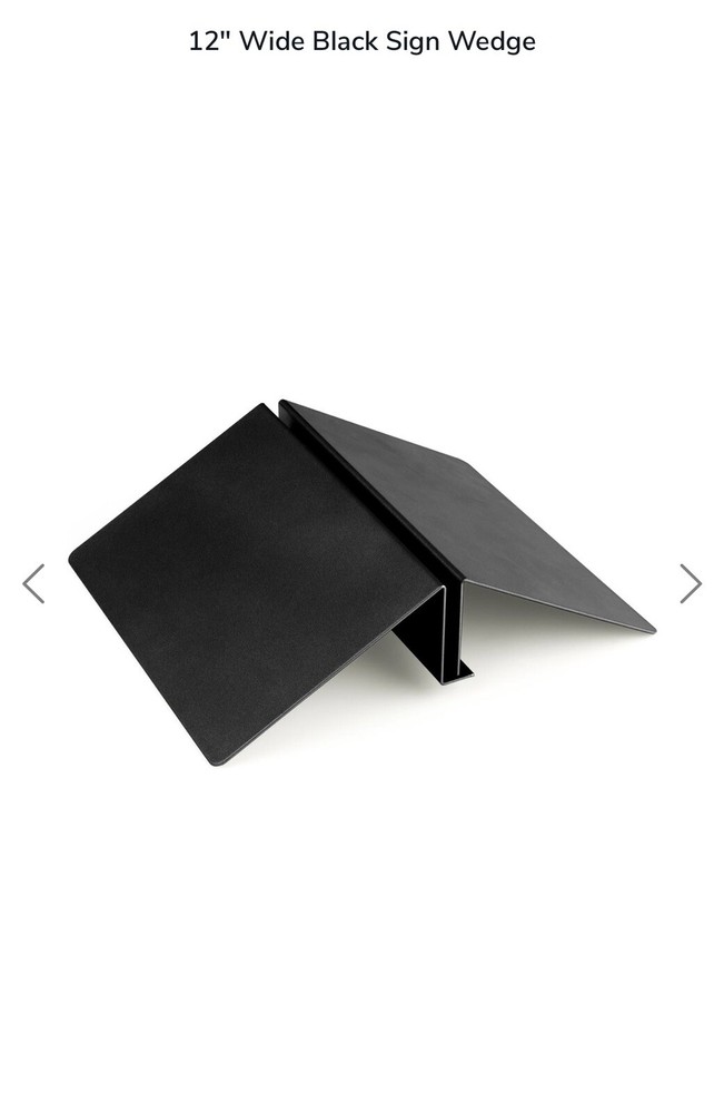 12” Floor Base Sign