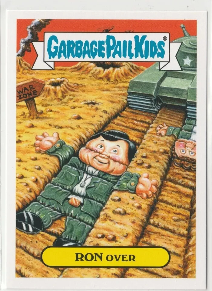 Vintage Ron Over #6b Garbage Pail Kids 2016 Prime Slime Trashy TV GPK Card