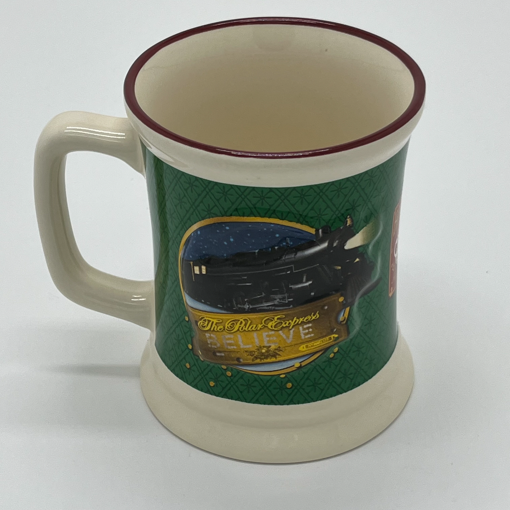 Polar Express Believe Warner Bros 3D Christmas Mug for Hot Cocoa