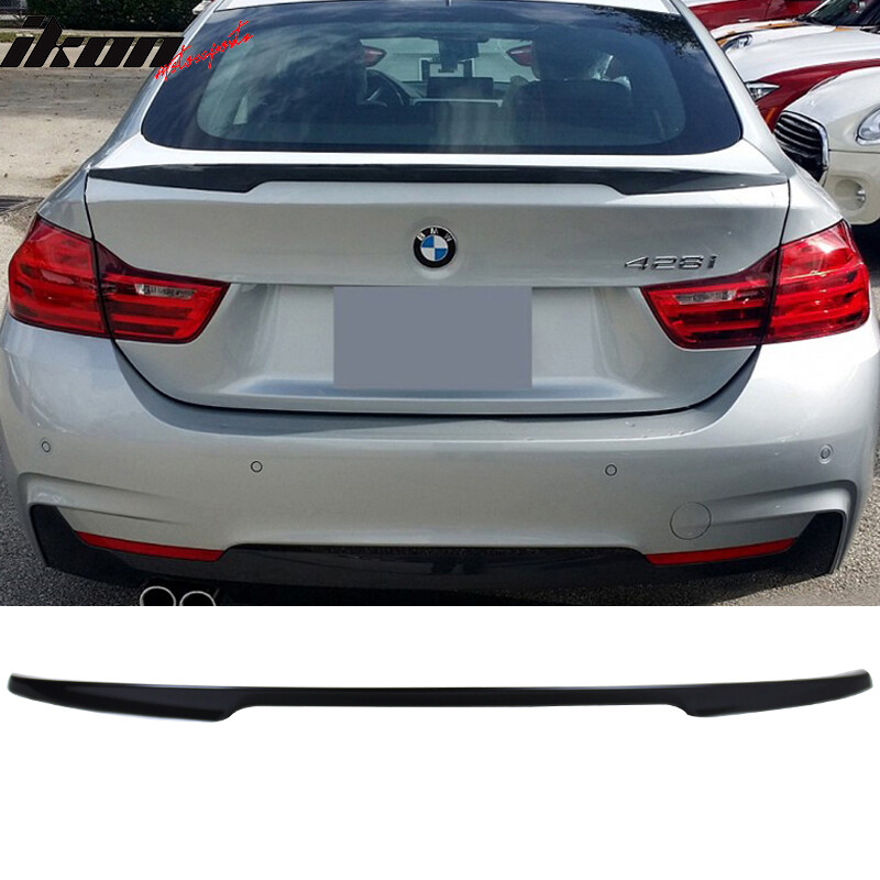 BMW F36 4 Series Gran Coupe Rear Trunk Spoiler in B39 Gray Fits 2015-2020