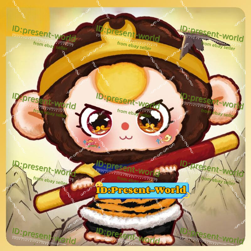 Presale Baby Three Havoc in Heaven Series Blind Box Plush Doll Figure Pendant!-image