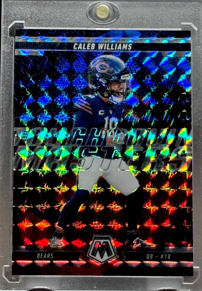 CALEB WILLIAMS RARE MOSAIC REFRACTOR PRIZM PANINI Investment Card BEARS MINT