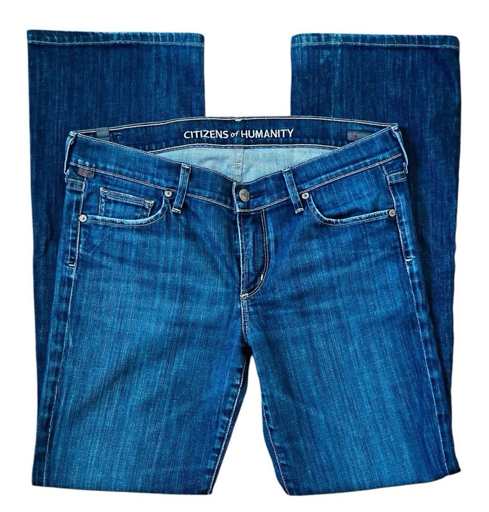 Citizens of Humanity Kelly Low Rise Bootcut Jeans for Women Size 30 Medium Wash 31x32 Timeless Style and Comfortable Fit