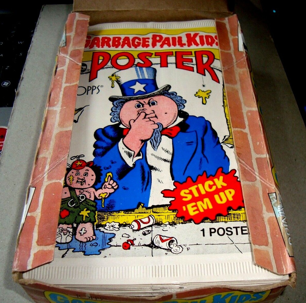 1986 GPK Garbage Pail Kids Complete Full Wax Box 36 Unopened Collectors Stickers