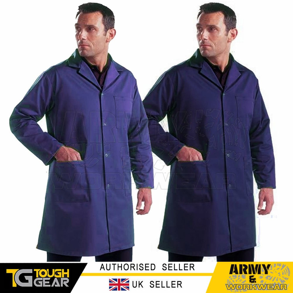 Tuff Durable Men's Warehouse Workwear Lab Coat Coverall Shop Factory Overalls