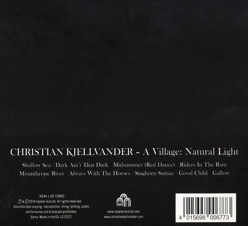 Kjellvander & Christian - Village Natural Light CD 2016
