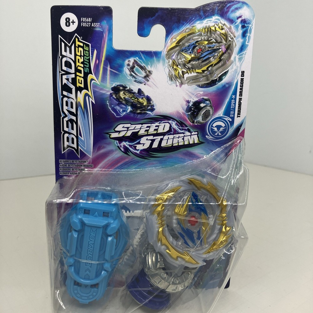Beyblade Burst Surge Speedstorm Triumph Dragon D6 Spinning Top Starter Pack  NEW