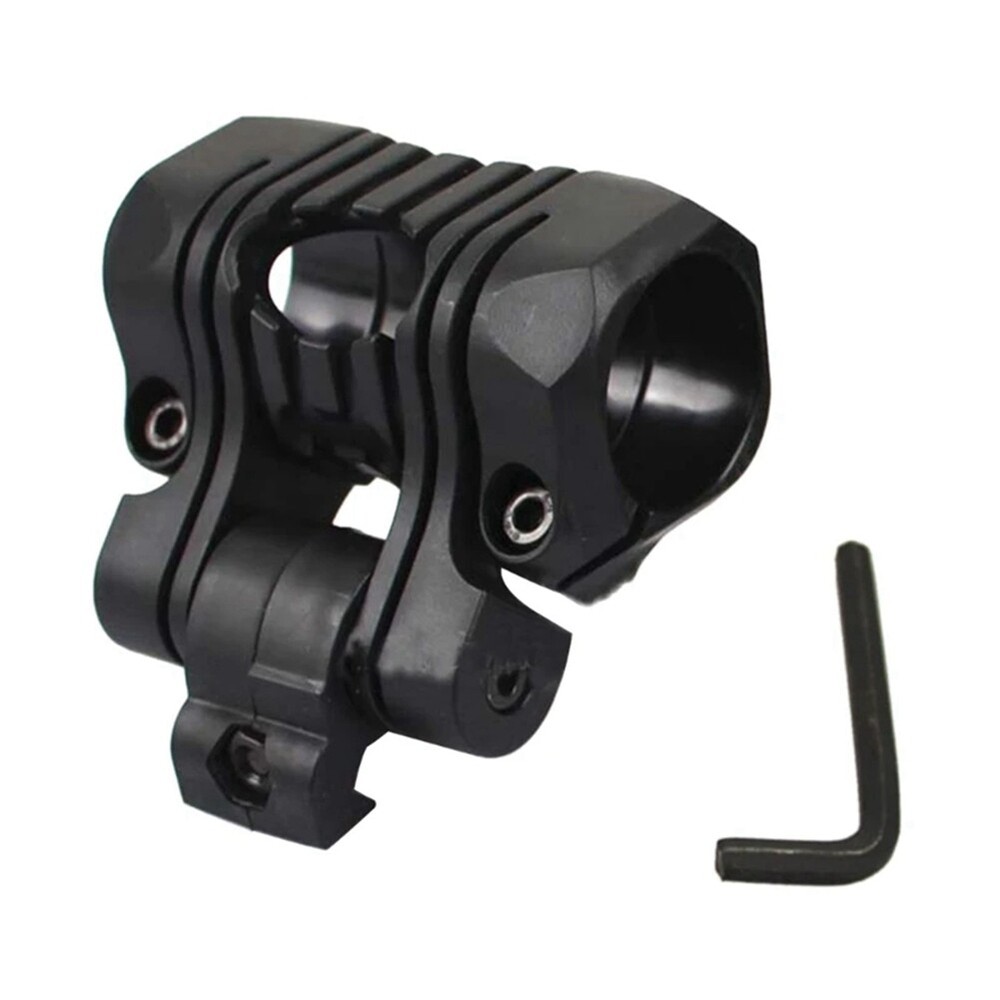 Tactical Helmet Flashlight Mount 25mm 5-Position Rail Clip Accessory 6521