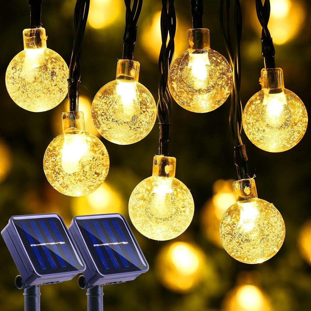 30 LED Solar String Lights Patio Party Yard Garden Wedding Waterproof Outdoor