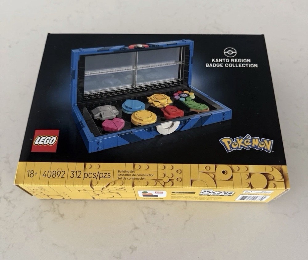Lego Pokemon Kanto Region Badge Collection 40892 IN HAND + FAST SHIP !!!