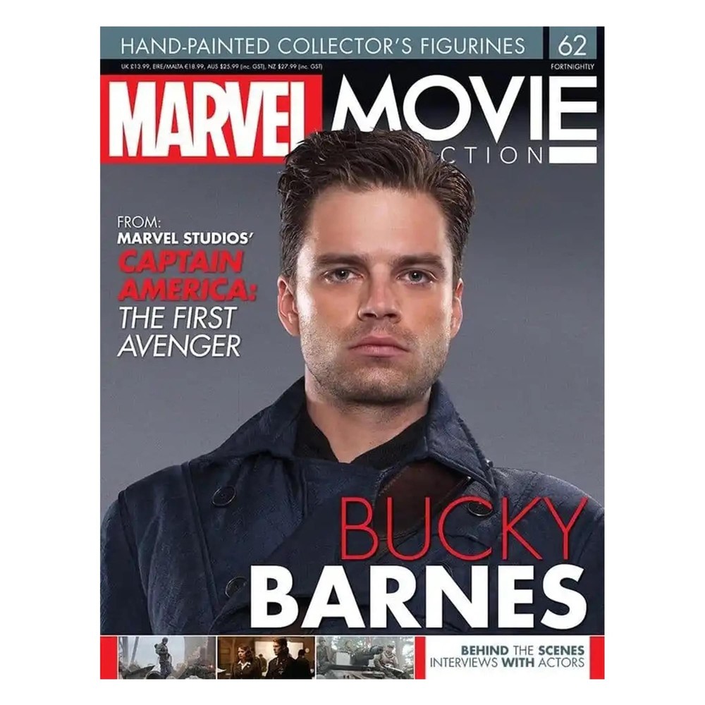Eaglemoss Marvel Movie Collection Magazine Issue 62 Bucky Barnes