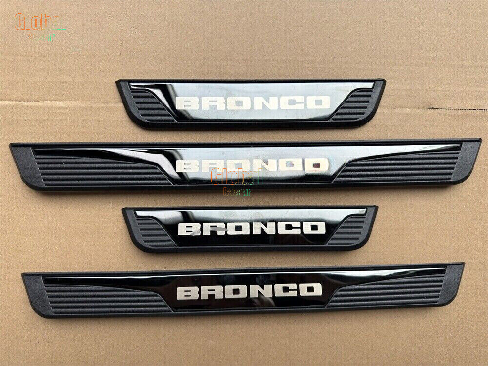 For Ford Bronco Sport Car Accessories Door Sill Cover Scuff Plate Protector Trim