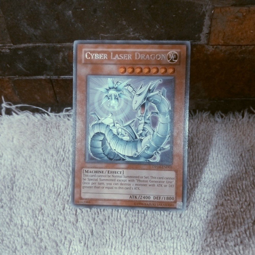 Cyber Laser Dragon DP04-EN003 Zane Truesdale Unlimited Edition Yugioh Card