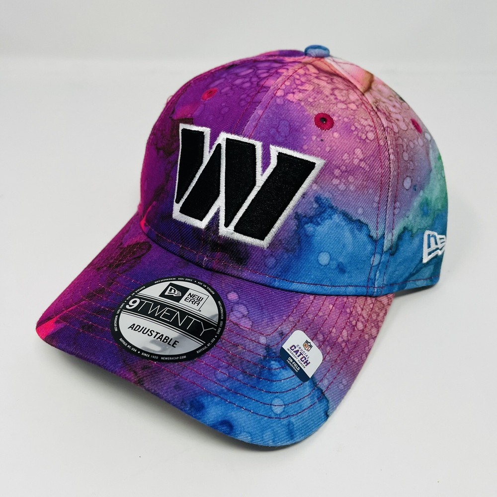New Era 9TWENTY Washington Commanders Crucial Catch Adjustable Hat Cap Strapback