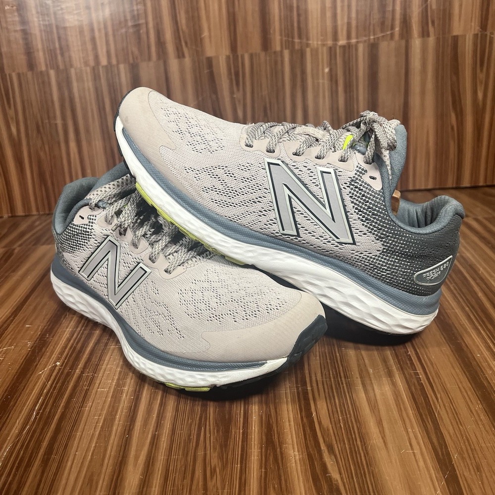 New Balance Womens Fresh Foam 680 V7 W680LW7 Gray Running Shoes Sneakers Sz 10 B