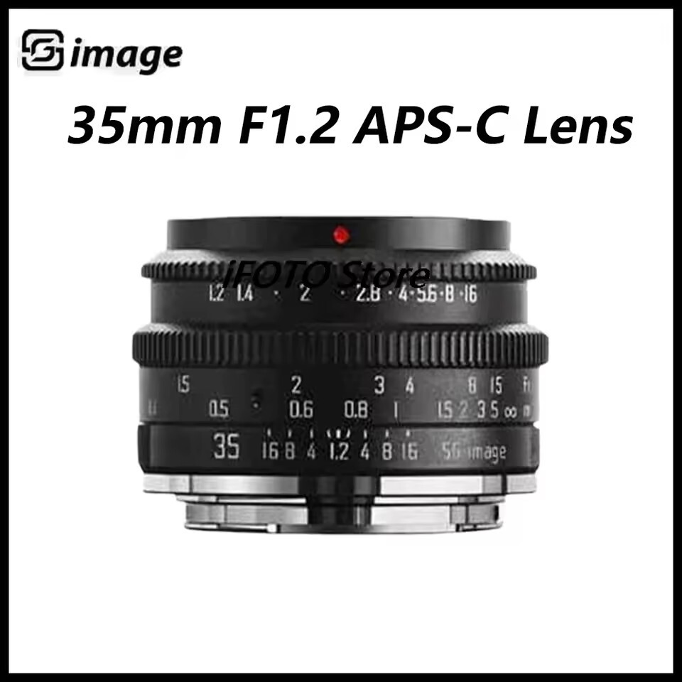 SGimage 35mm F1.2 Large Aperture APS-C Portrait Lens Sony Canon Nikon Fuji M4/3