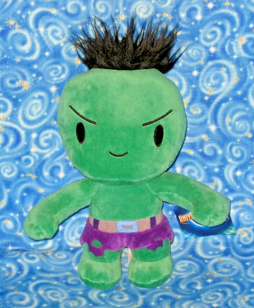 New Marvel Kids Baby Incredible Hulk Plush Doll Stuffed Toy Universal Studios
