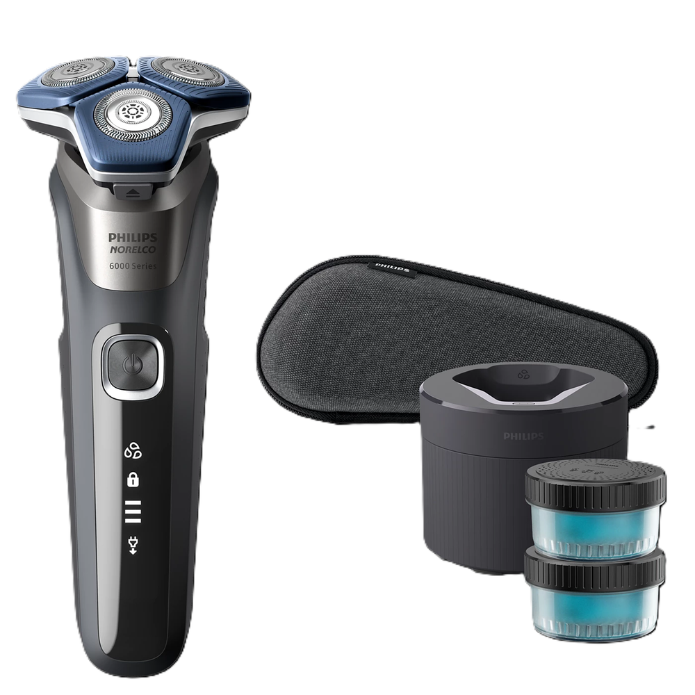 Philips Norelco Shaver 6900 Wet & Dry Electric Shaver & Clean Pod
