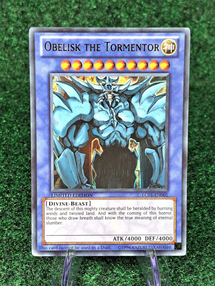Yu-Gi-Oh LC01-EN001 Obelisk the Tormentor Legendary Collection Rare Card