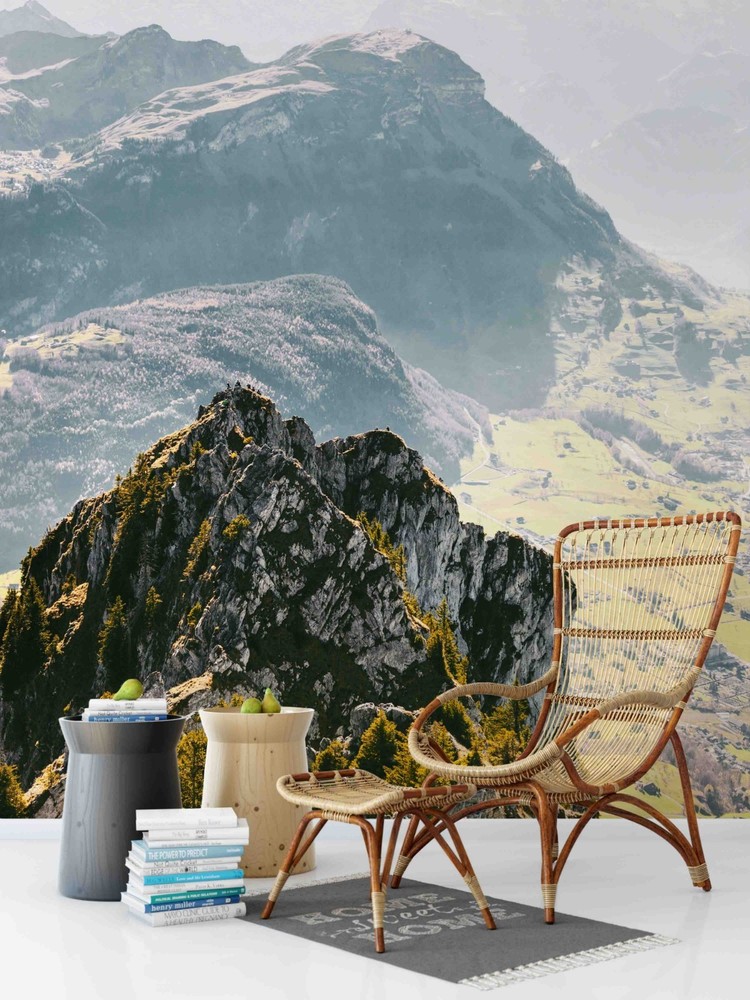 3D Mountain Winter Landscape Wall Murals Wallpaper Murals Wall Sticker