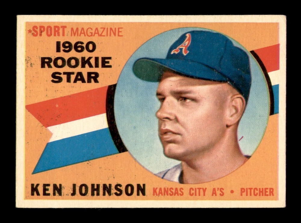 1960 Topps #135 Ken Johnson EX-MINT Baseball Card by OBGcards