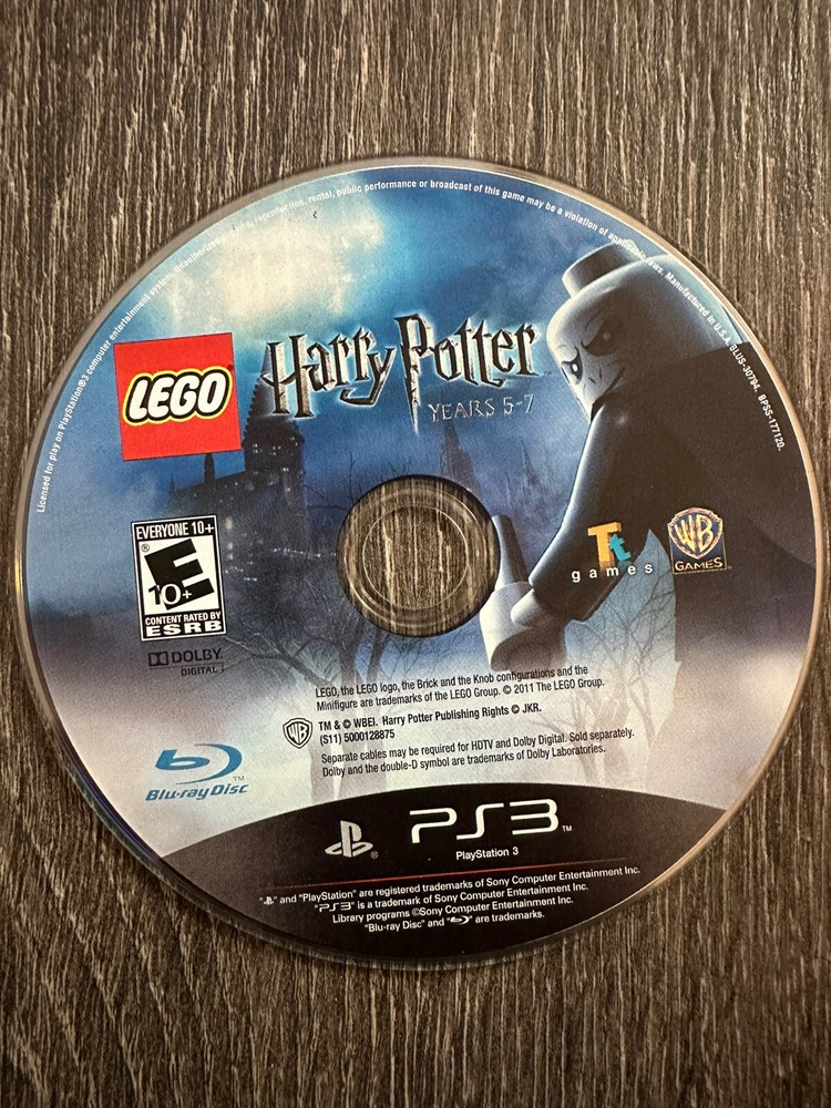 LEGO Harry Potter: Years 5-7 (Sony PlayStation 3, 2011) Disc Only