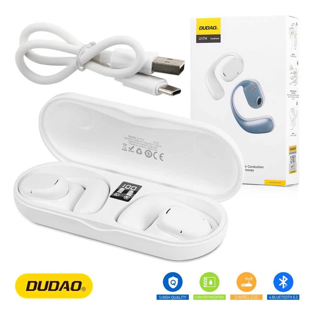 Bluetooth 5.3 Wireless Earbuds Ear Clip Sport Headset Bone Conduction Headphones