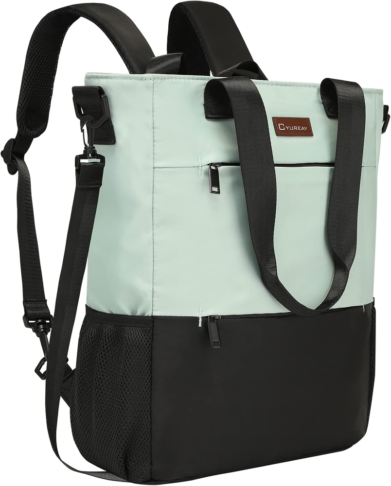 Convertible Backpack Tote, Women Laptop Backpack, Travel Backpack,Work Backpack,
