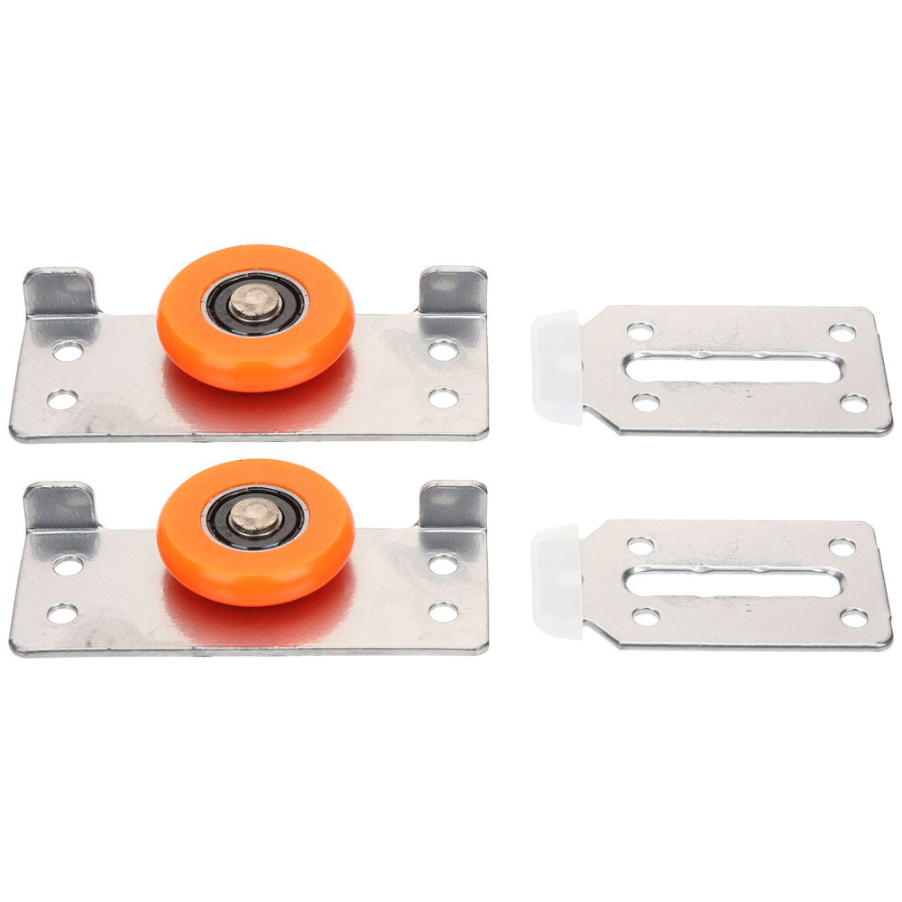 2 Sets Garage Door Pulley Smooth Sliding Roller Bookcase Fitness