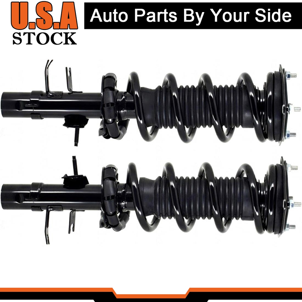 Front Struts & Sway Bar For 2009-2013 Infiniti G37 3.7L Coupe 4X4 Lifetime Warr.