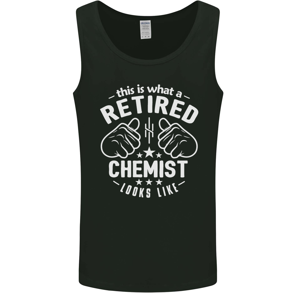This Is What a Retired Chemist Looks Like Mens Vest Tank Top