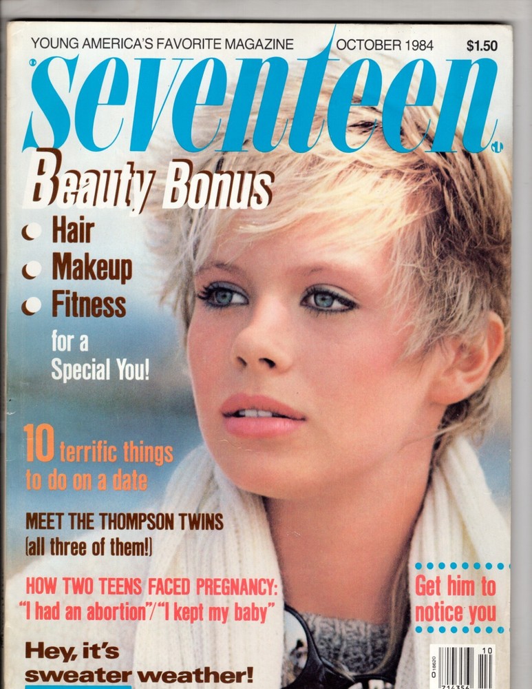 VTG Seventeen Magazine October 1984 Kristin Haraldsdottir