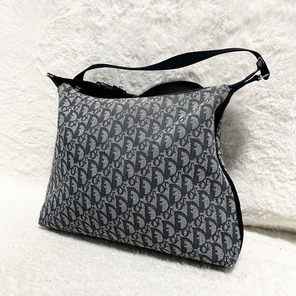 Dior Trotter Shoulder Bag Large Capacity Crossbody A4 Size Logo Multifunctional