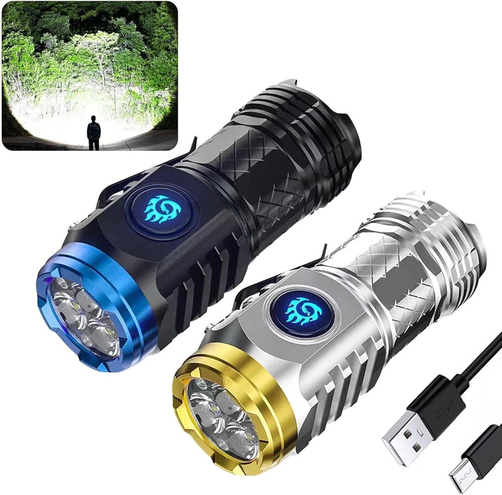 Three-Eyed Monster Mini LED Flashlight Flash Super Power Waterproof Outdoor
