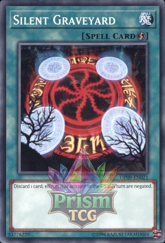 Silent Graveyard OP09-EN021 Yu-Gi-Oh Rare Card Booster Pack