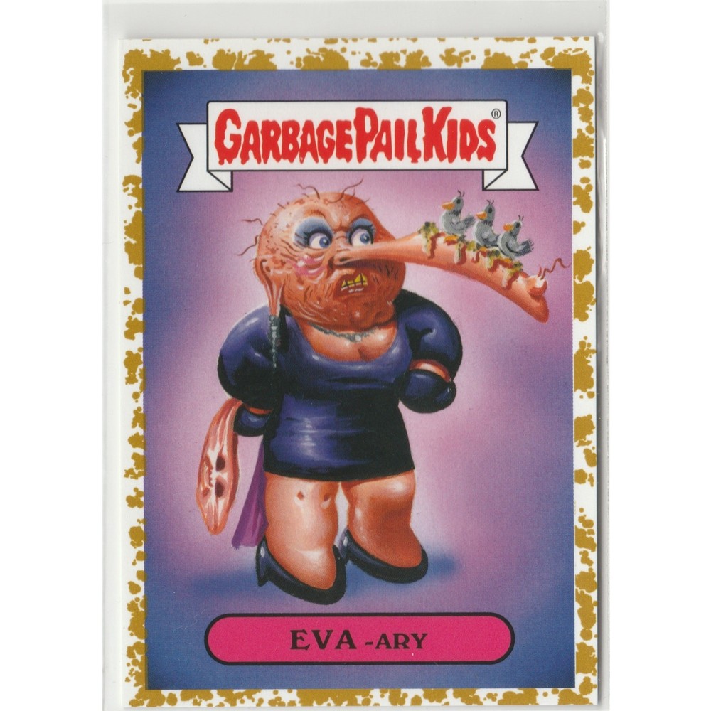 2019 GPK Horror-ible Revenge SP 49/50 Fool's Gold Eva-ary #2b Garbage Pail Kids