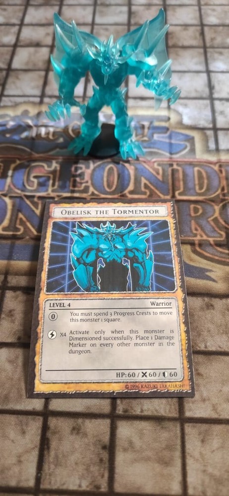 Yugioh Obelisk the Tormentor Dungeon Dice Monsters Custom Clear DDM Figure