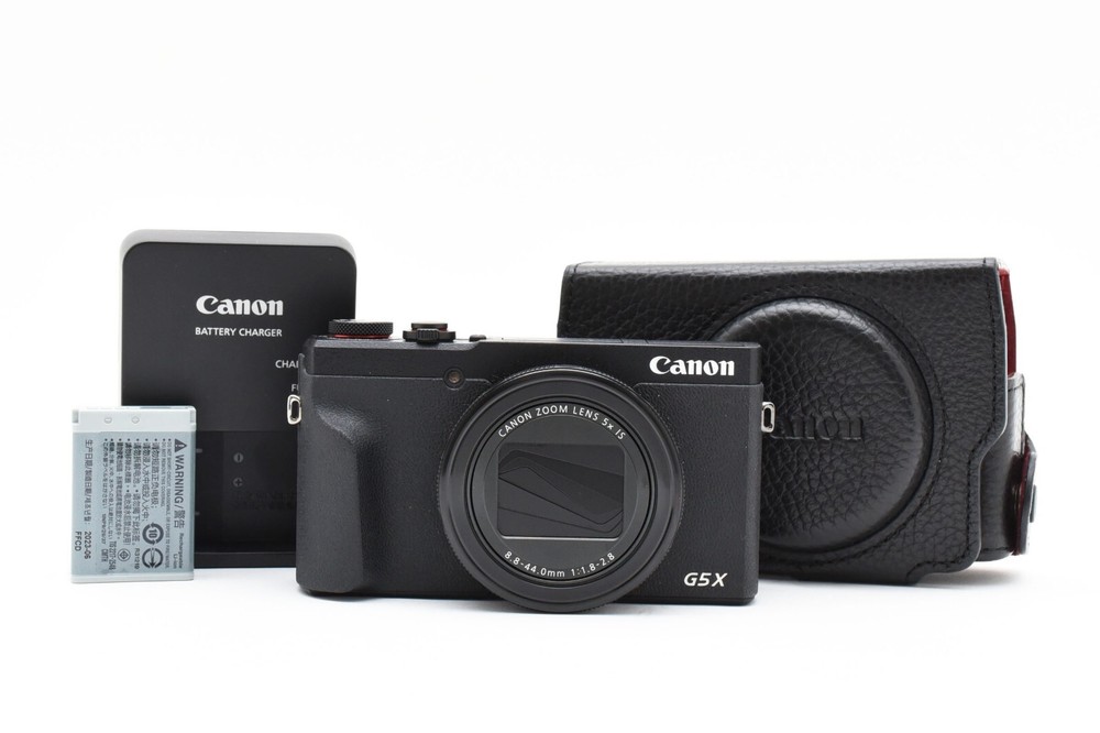 Canon PowerShot G5 X Mark II 20.2MP Digital Camera Black from Japan [near mint]